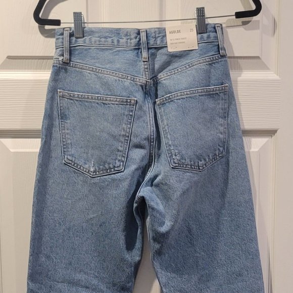 AGOLDE 90's Pinch Waist High Rise Straight Leg Jeans - Picture 6 of 8